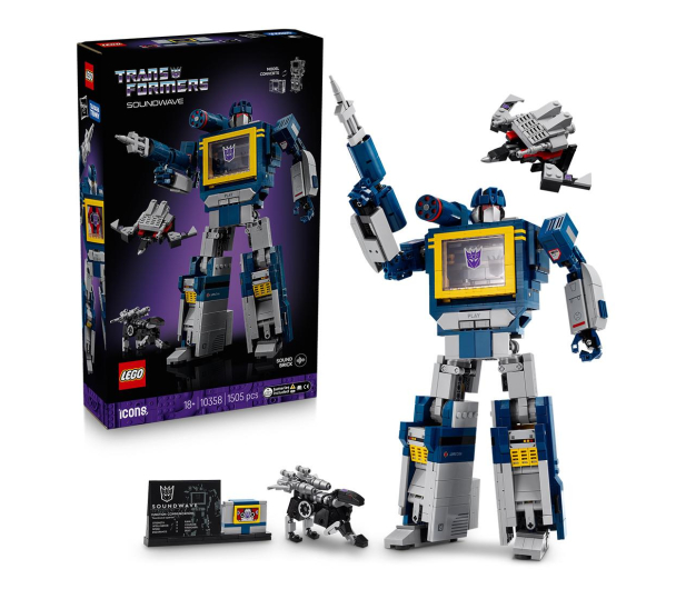 LEGO Icons 10358 Transformers: Soundwave - 1331679 - zdjęcie 2